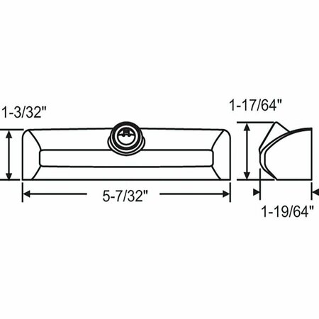 STRYBUC Plastic Contour Cover White 36-173PCV-3